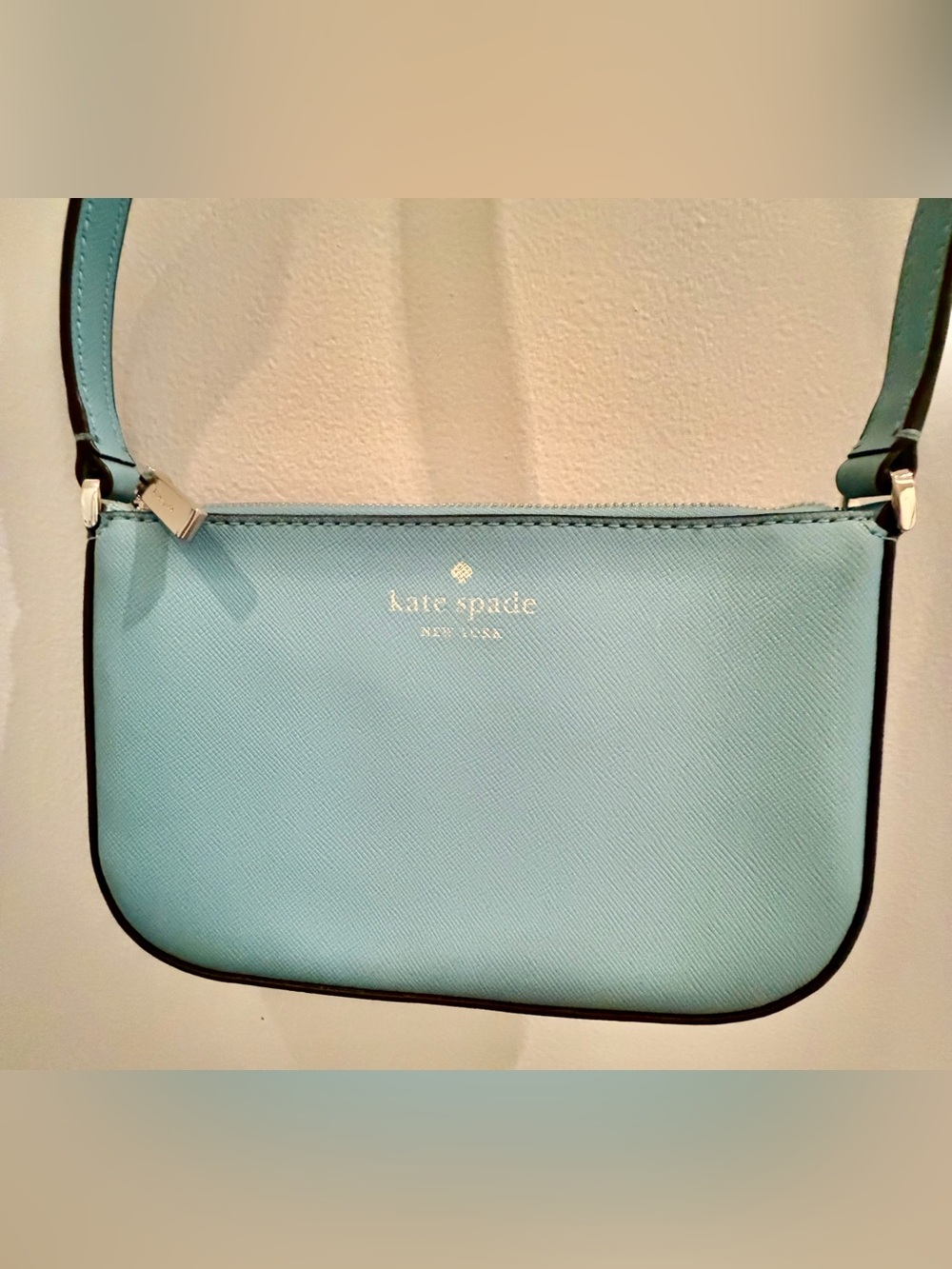 kate spade light aqua blue crossbody bag